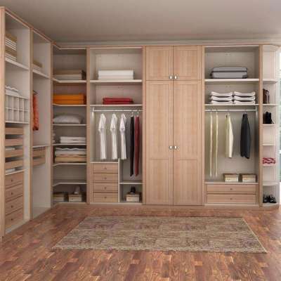 New arrival high quality wood almirah designs clothes portable closet manufacture in guangzhou