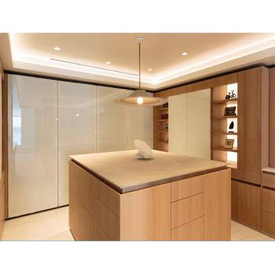 Luxury new walk in closet and storage wardrobe in mater room