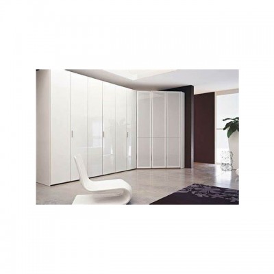 New Modern Luxury  Bedroom Furniture Closet  Open Doors Walk In Wardrobe Design